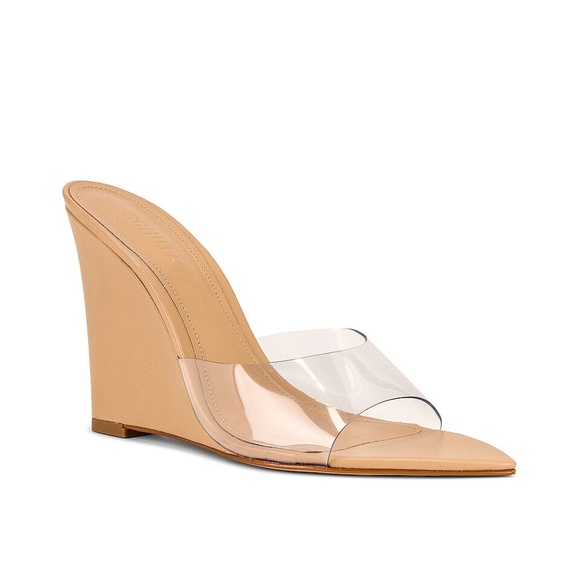Schutz Luci Vinyl Wedge - size 9.5 - Picture 1 of 12